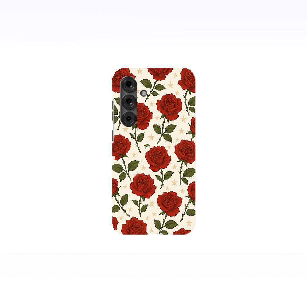 Red Rose and Star Phone Case