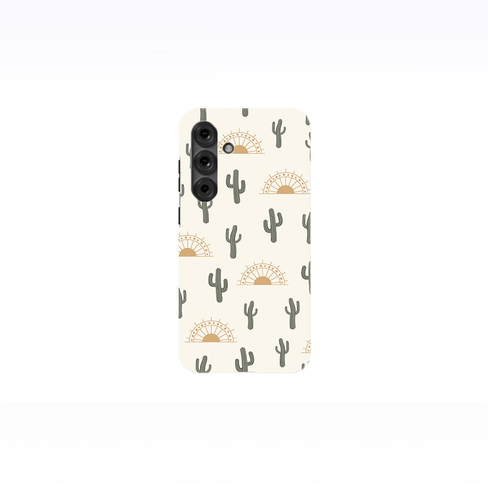 Summer Cactus on Desert Phone Case