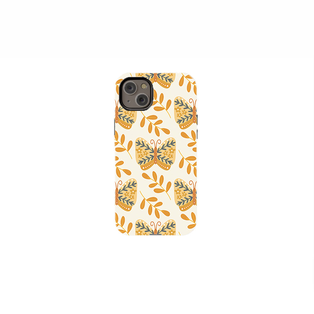 Boho Botanical Butterflies Phone Case