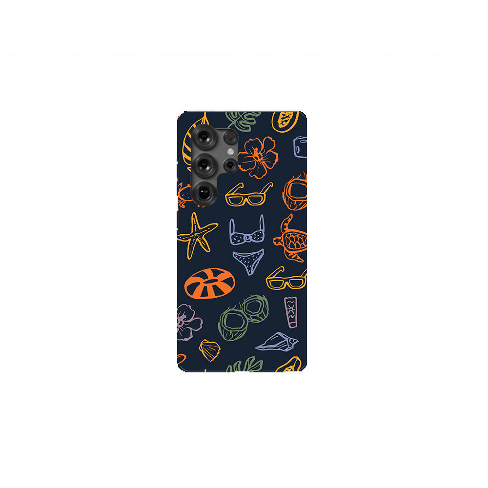 Doodle Summer Vacation Phone Case
