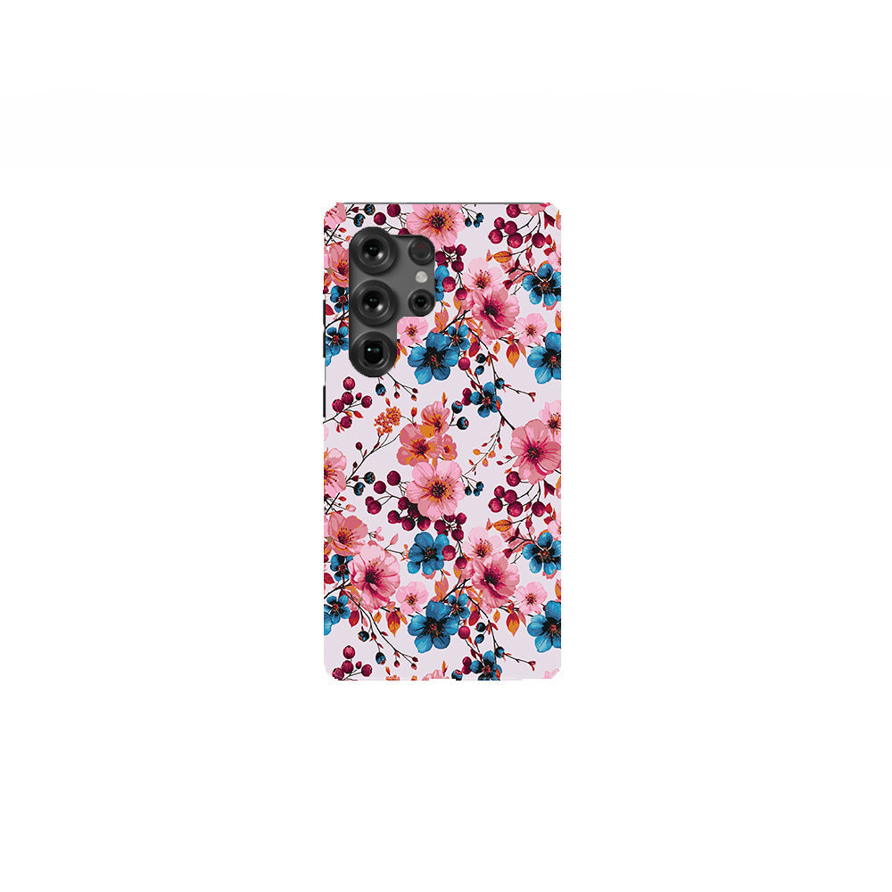 Dual-Tone Cherry Blossoms Phone Case
