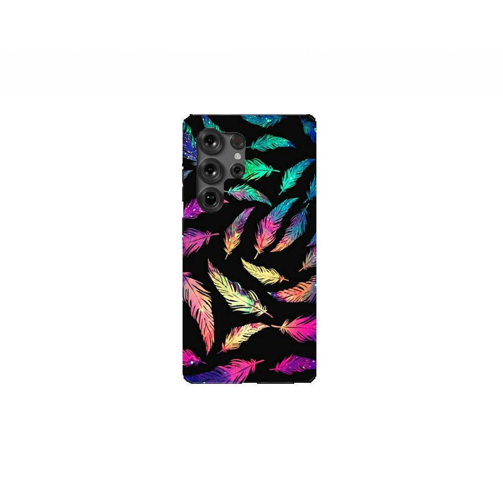 Galaxy Feathers Phone Case