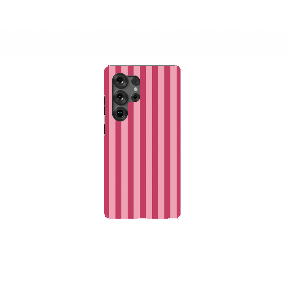 Pink and Light Pink Stripes Phone Case