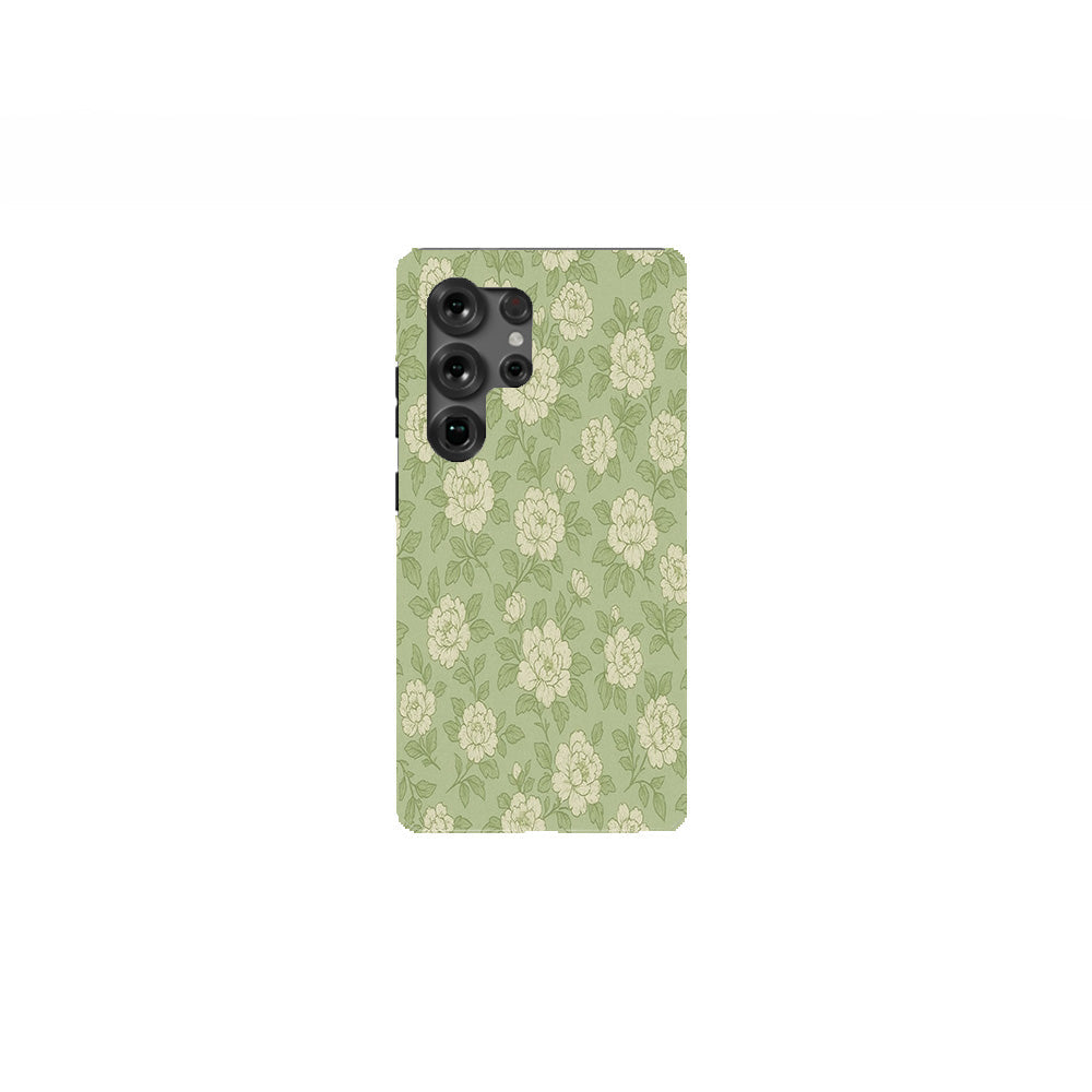 Sage floral Phone Case