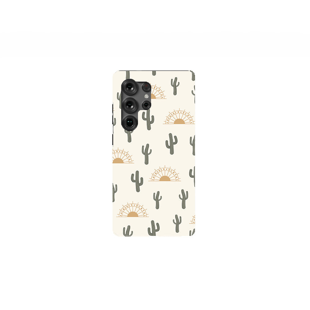 Summer Cactus on Desert Phone Case