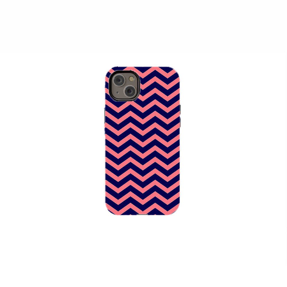 Coral ZigZag Phone Case