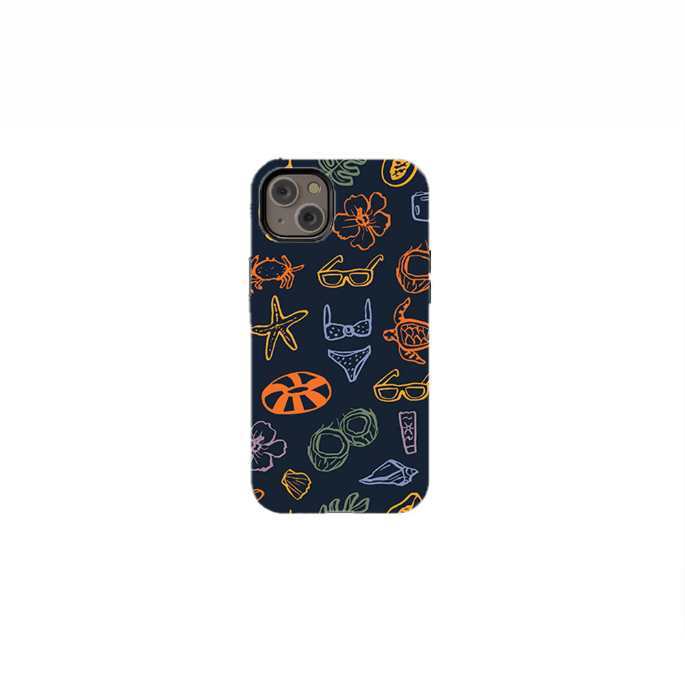 Doodle Summer Vacation Phone Case