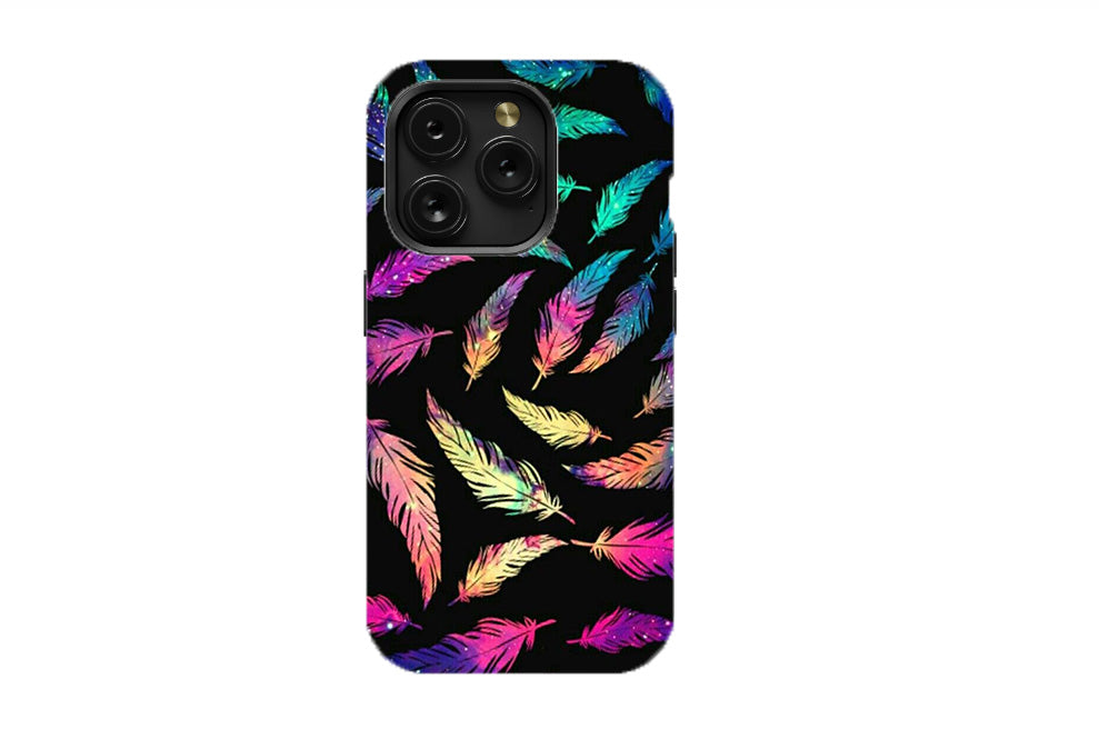 Galaxy Feathers Phone Case