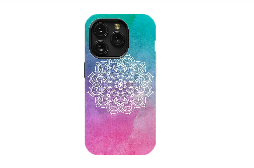 Gradient Mandala Art Phone Case