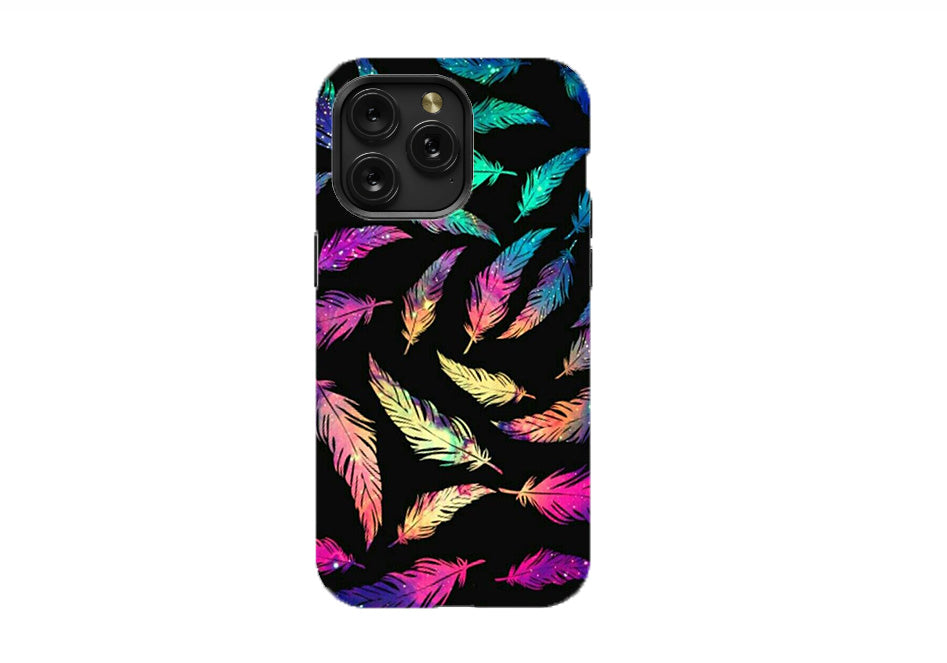 Galaxy Feathers Phone Case