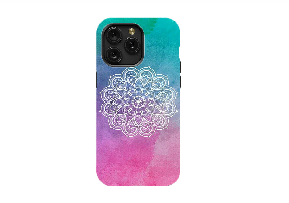 Gradient Mandala Art Phone Case