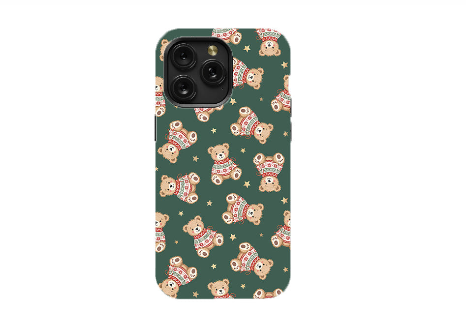 Cozy Sweater Teddy Bear Phone Case