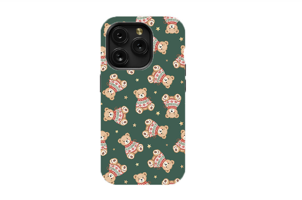 Cozy Sweater Teddy Bear Phone Case