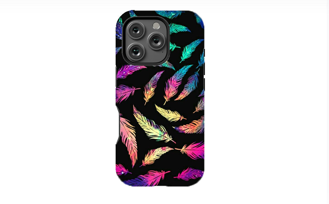 Galaxy Feathers Phone Case