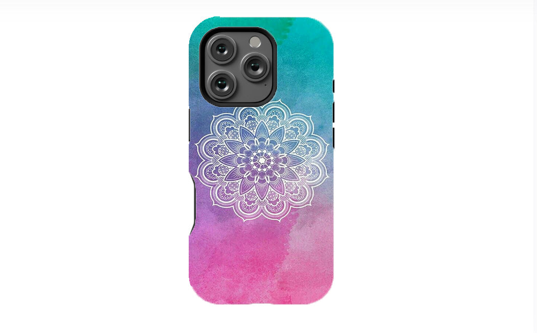 Gradient Mandala Art Phone Case