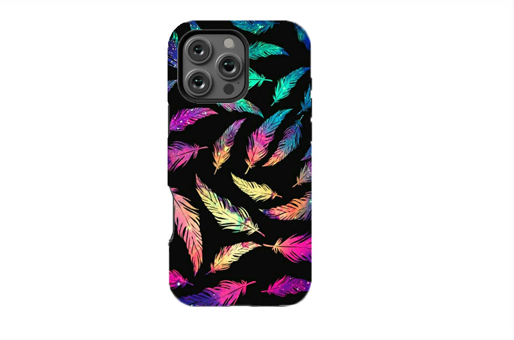 Galaxy Feathers Phone Case