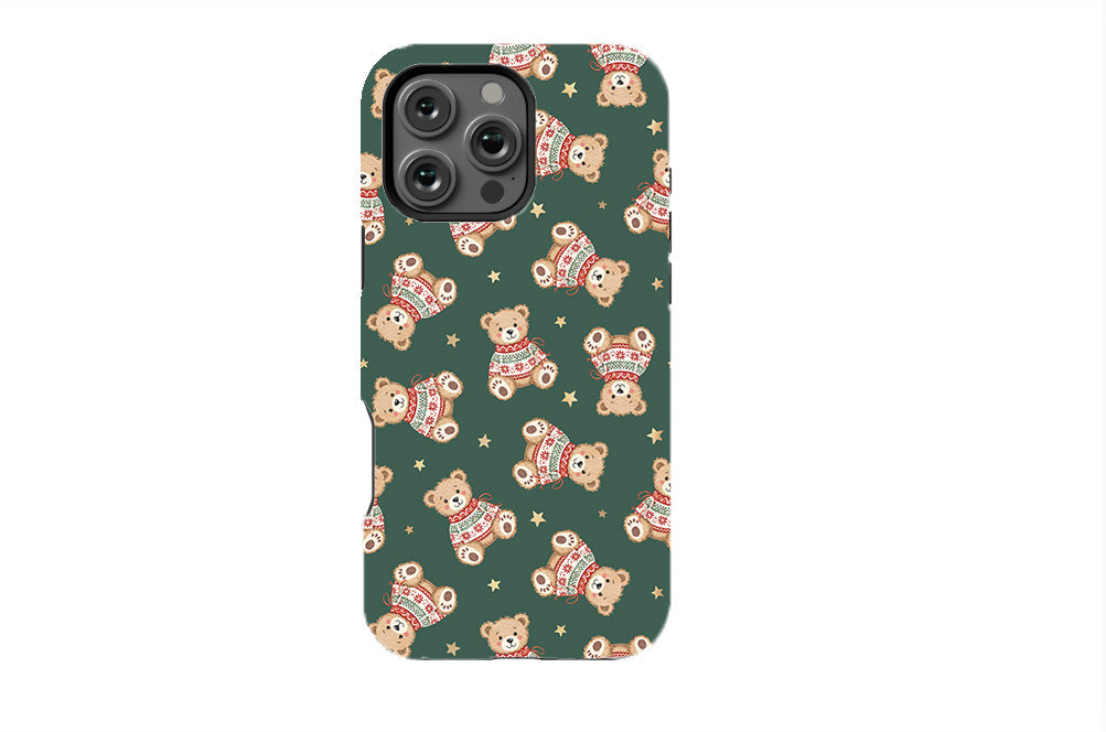 Cozy Sweater Teddy Bear Phone Case
