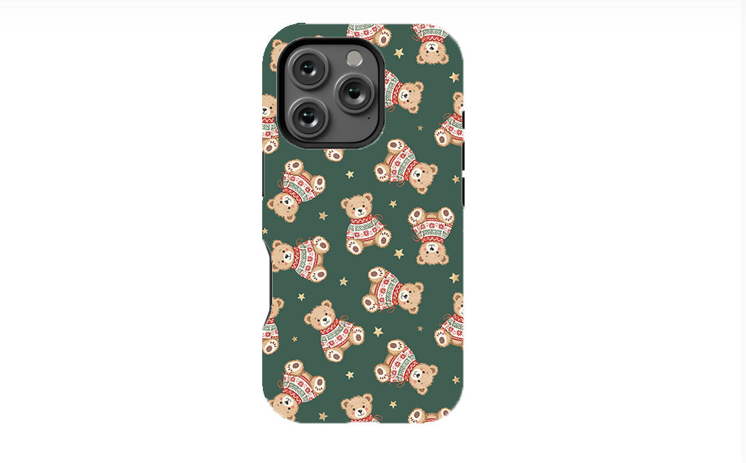 Cozy Sweater Teddy Bear Phone Case