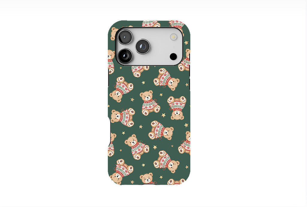 Cozy Sweater Teddy Bear Phone Case