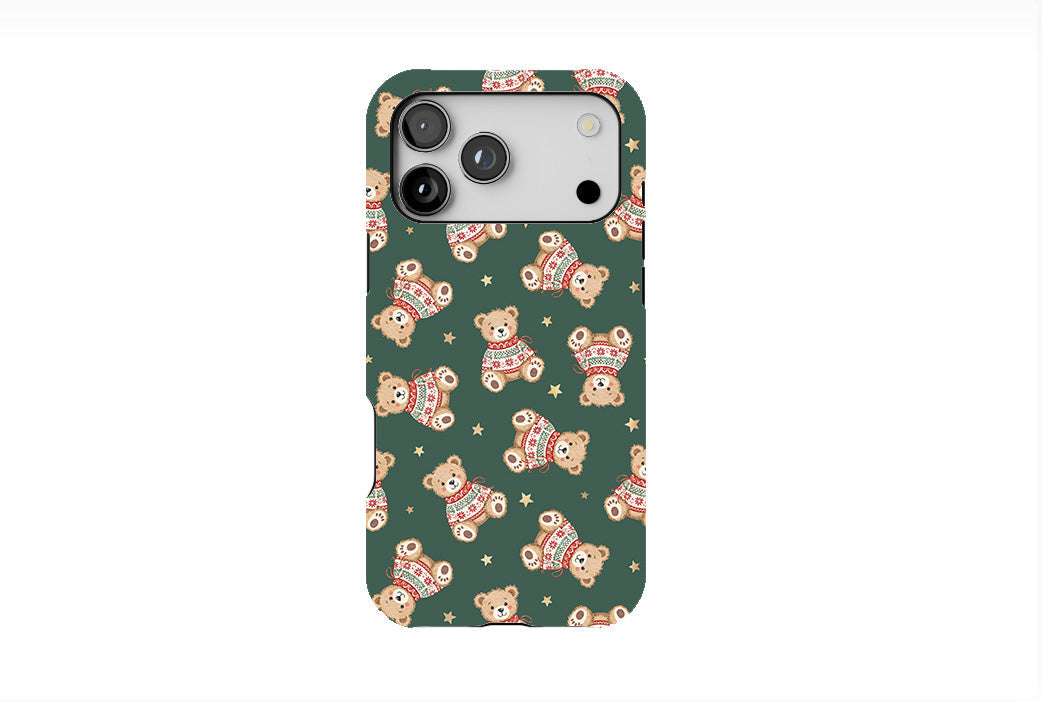 Cozy Sweater Teddy Bear Phone Case