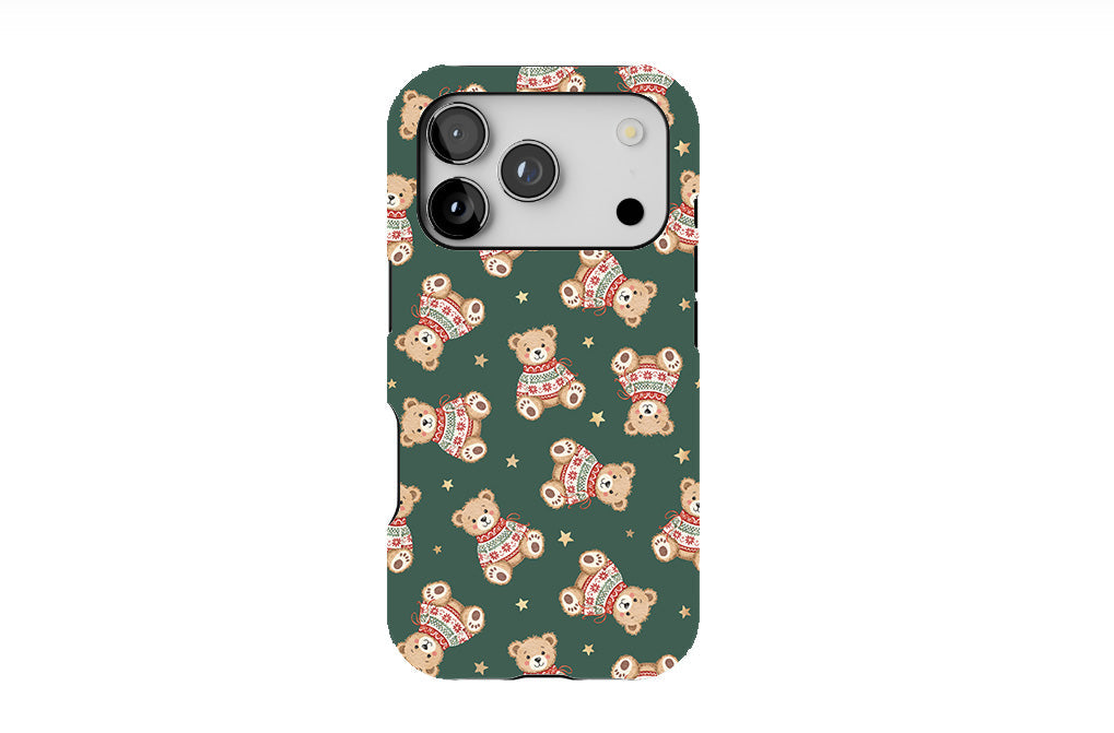 Cozy Sweater Teddy Bear Phone Case