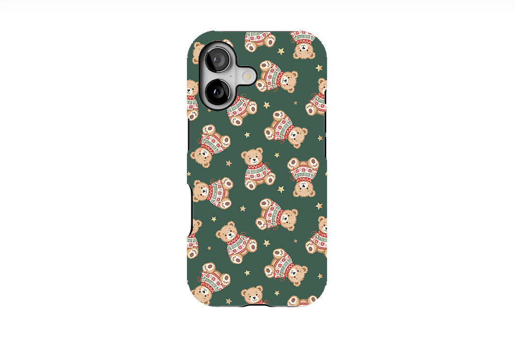 Cozy Sweater Teddy Bear Phone Case
