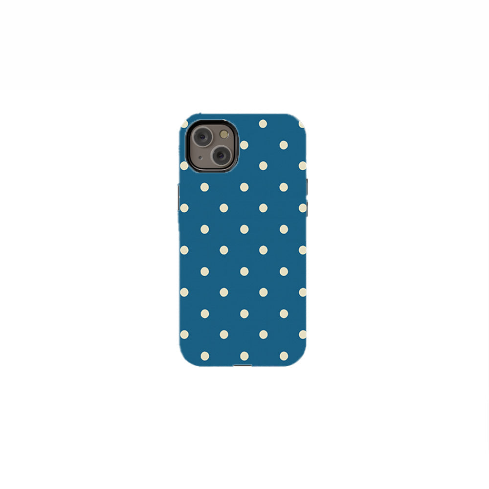 Happy Teal Polka Phone Case