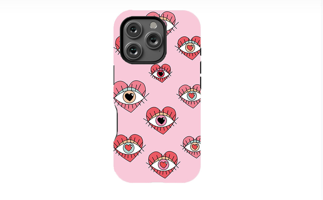 Heart-Evil Eyes Phone Case