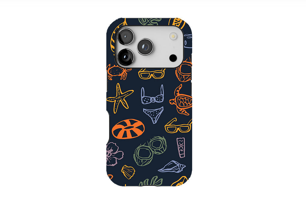 Doodle Summer Vacation Phone Case