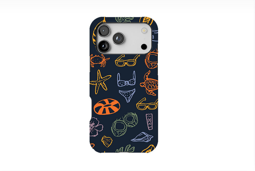 Doodle Summer Vacation Phone Case