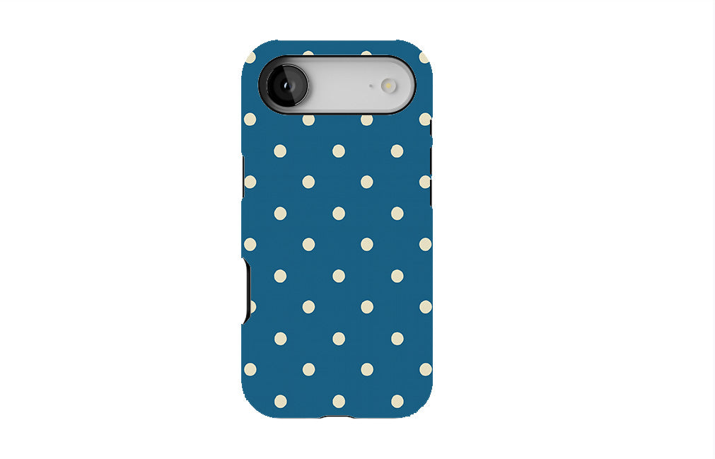 Happy Teal Polka Phone Case