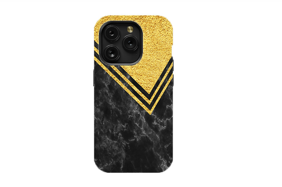 Golden Marble Phone Case