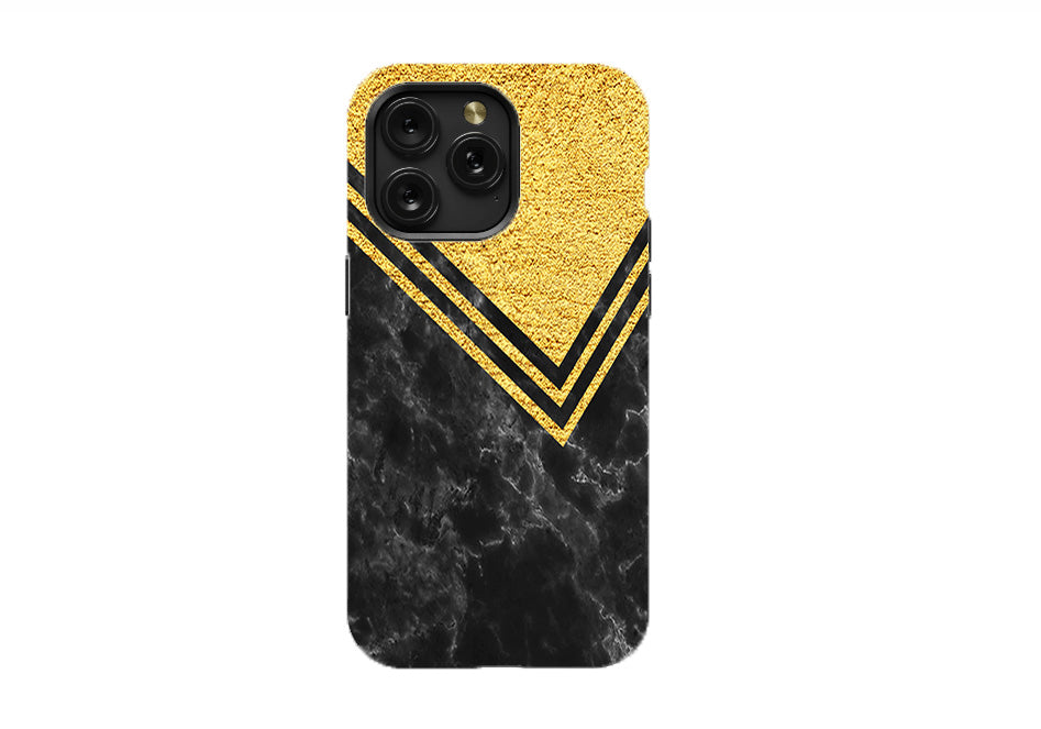 Golden Marble Phone Case