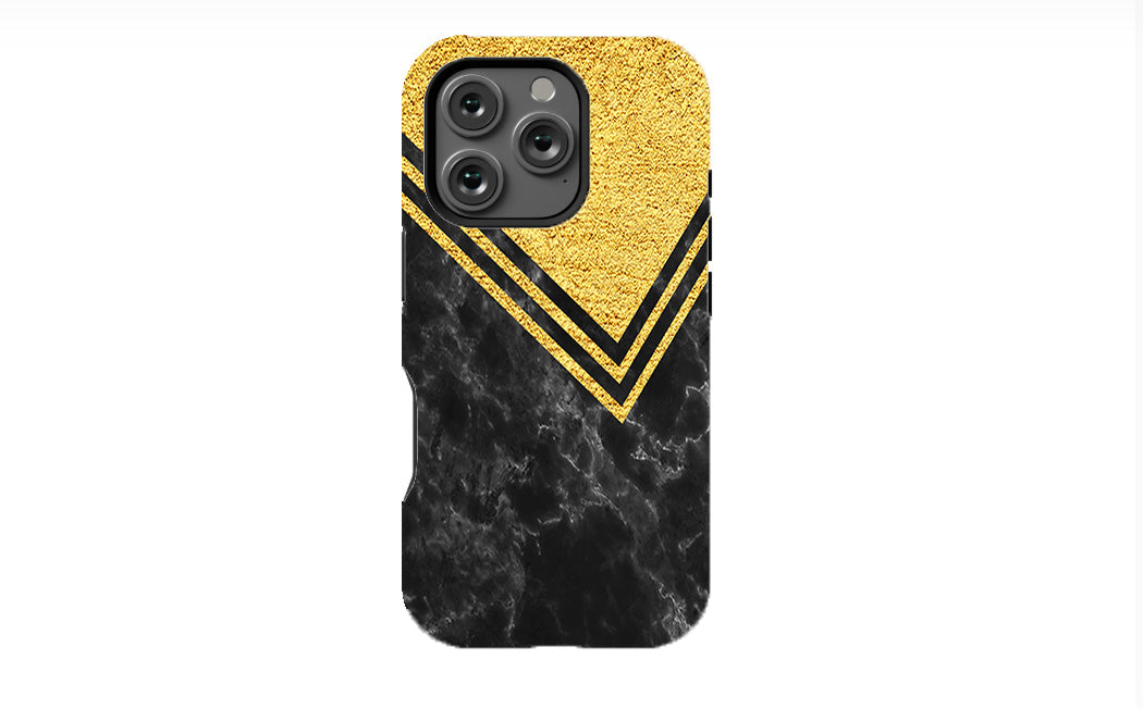 Golden Marble Phone Case