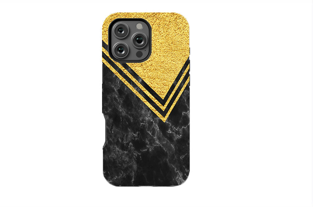 Golden Marble Phone Case