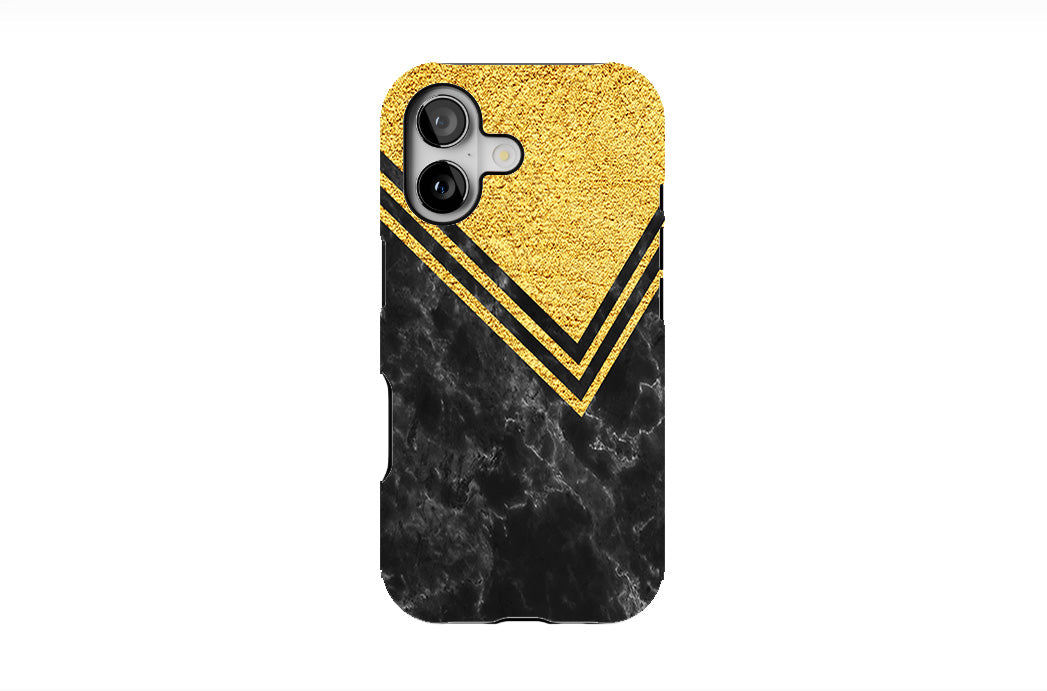 Golden Marble Phone Case