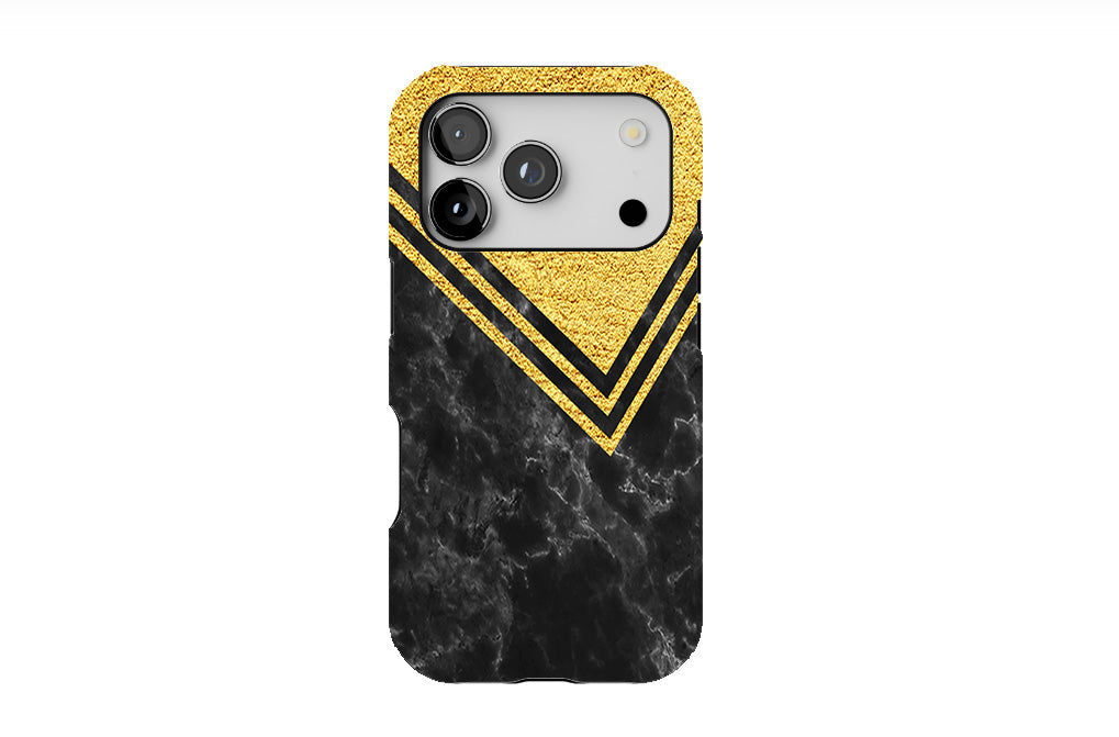 Golden Marble Phone Case