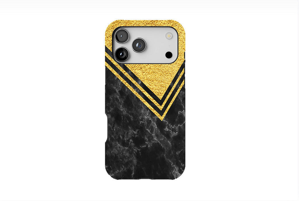 Golden Marble Phone Case
