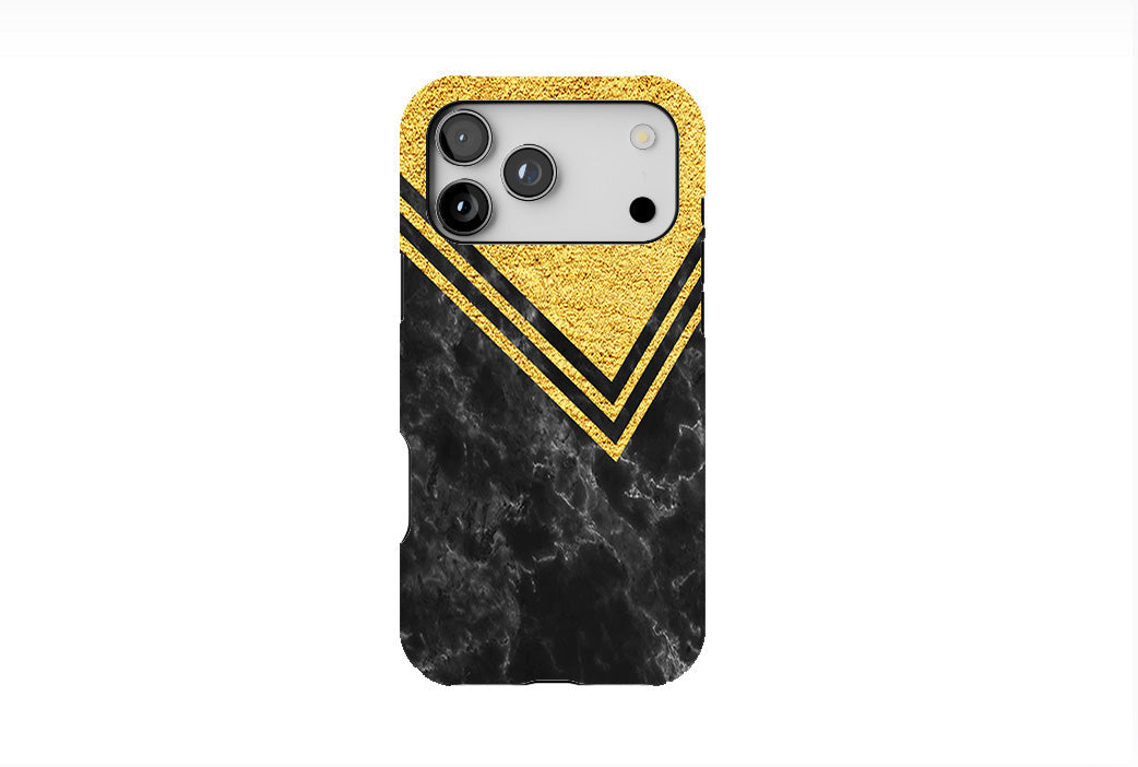 Golden Marble Phone Case