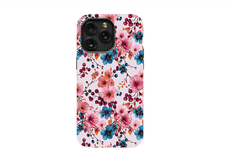 Dual-Tone Cherry Blossoms Phone Case