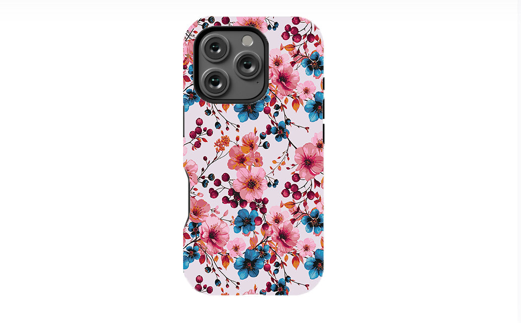 Dual-Tone Cherry Blossoms Phone Case