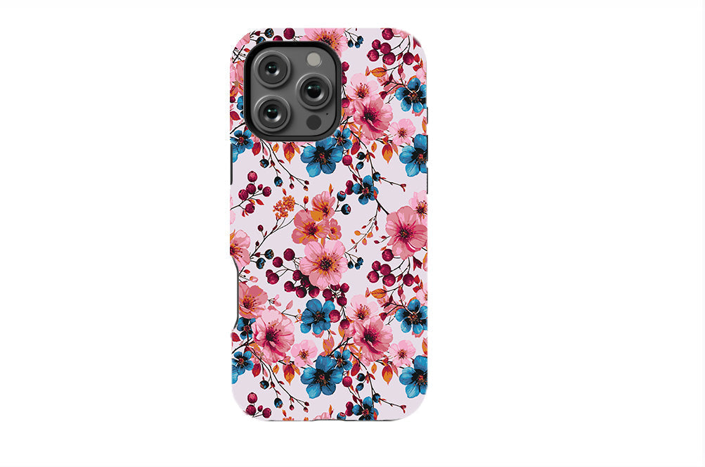 Dual-Tone Cherry Blossoms Phone Case