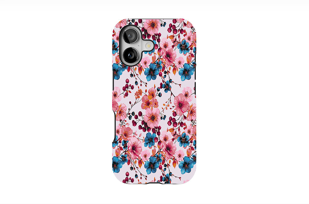 Dual-Tone Cherry Blossoms Phone Case