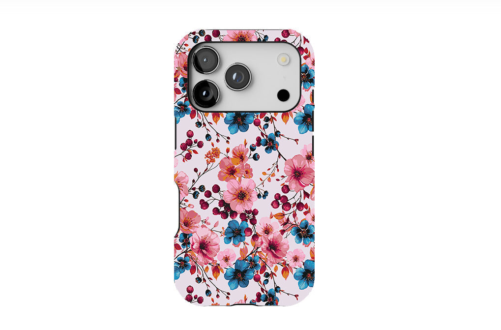 Dual-Tone Cherry Blossoms Phone Case