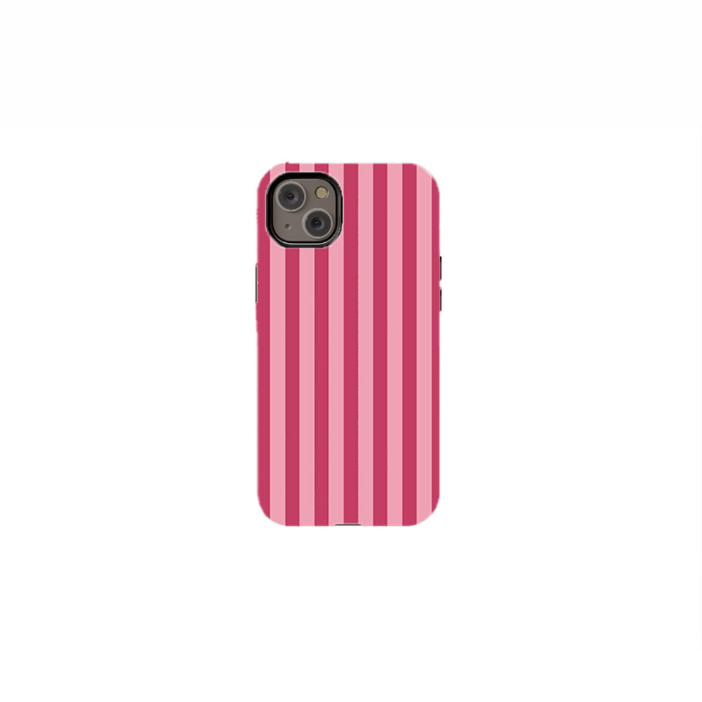 Pink and Light Pink Stripes Phone Case