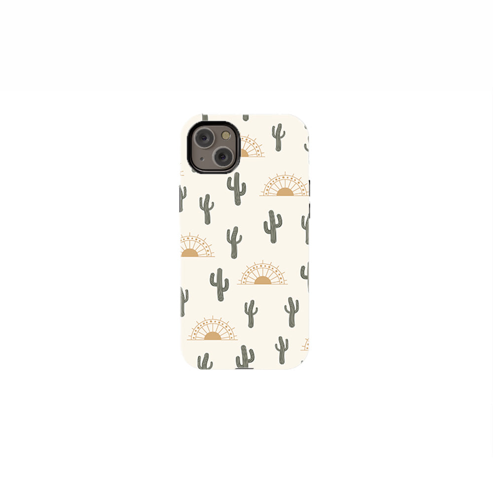 Summer Cactus on Desert Phone Case