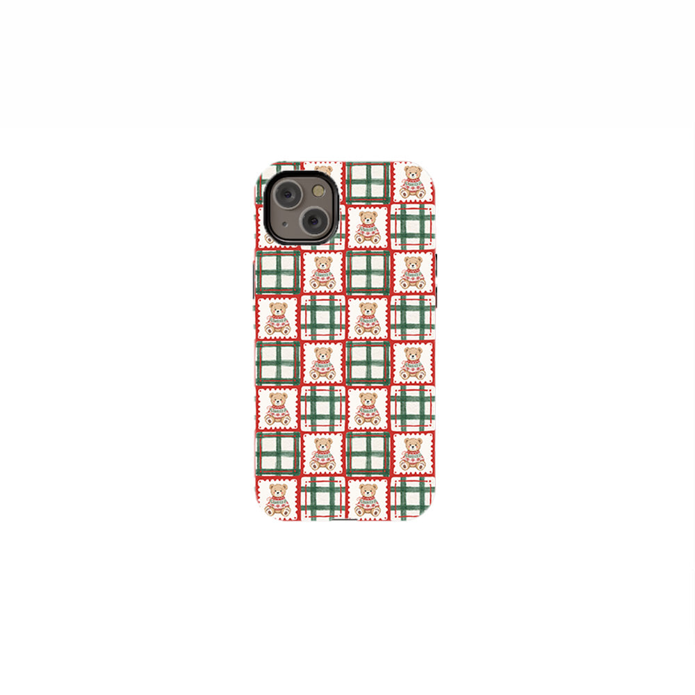 Teddy Bear Checks Phone Case