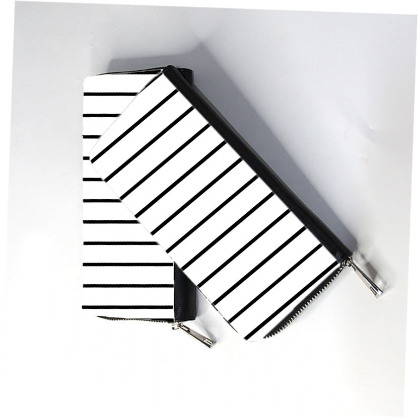 Classic Stripes Zip Wallet