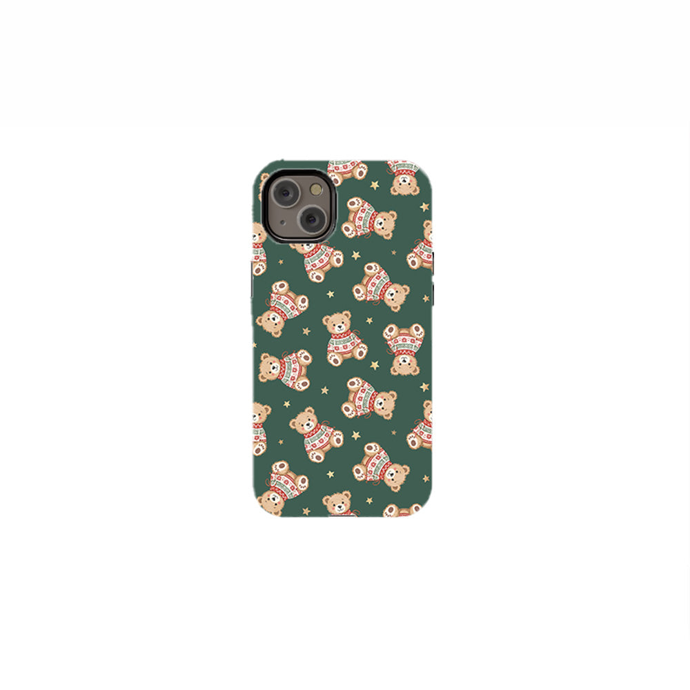 Cozy Sweater Teddy Bear Phone Case