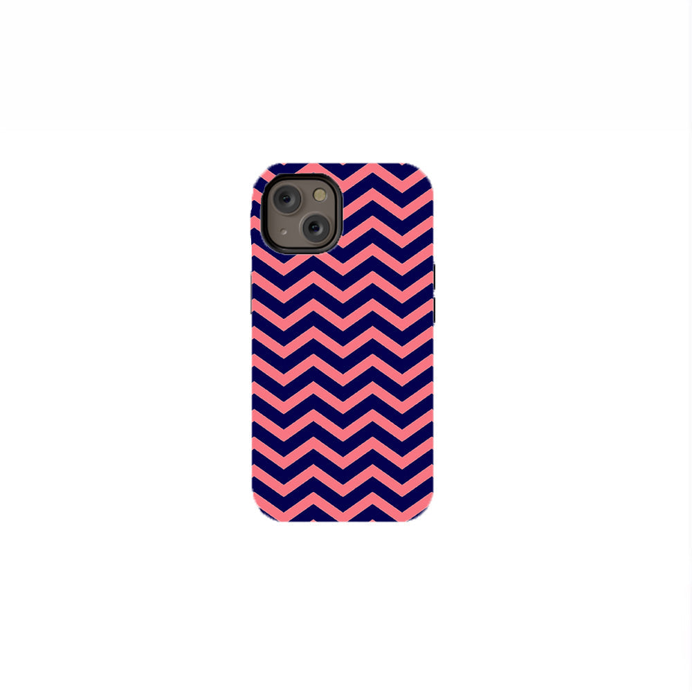 Coral ZigZag Phone Case